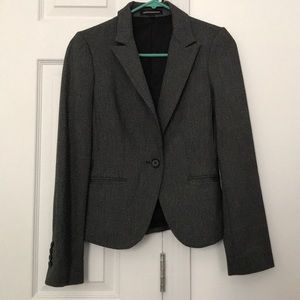 Express Notch Collar One Button Blazer